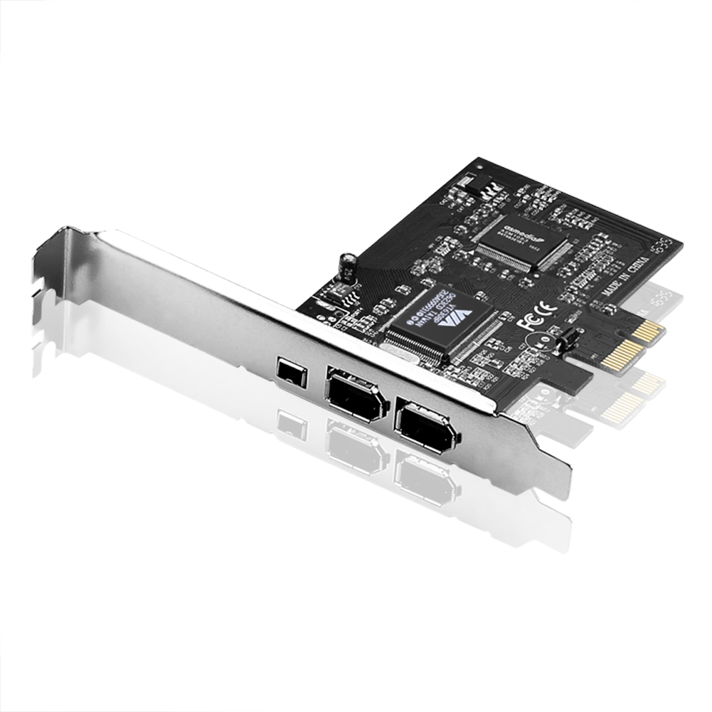 PCI Express x1 PCI-E FireWire 1394a IEEE1394 Controller Card